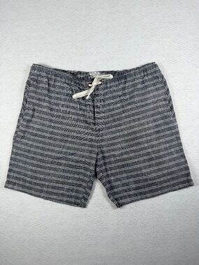 Men’s Billabong Grey Striped Surf Style Shorts Sz. XL